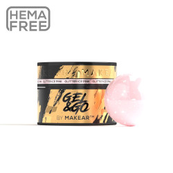 Makear - GG21 Ice Pink Glitter - Gel&Go 50ml - 1
