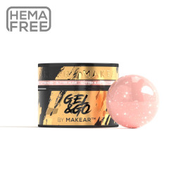 Makear - GG26 Glitter Nude - Gel&Go 50ml - 1