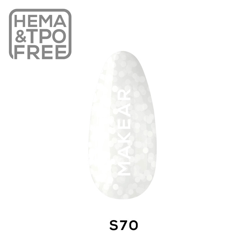 Makear - S70 Eternal Vow Lakier hybrydowy, 8ml - 1 Makear - S70 Eternal Vow Lakier hybrydowy, 8ml - 1