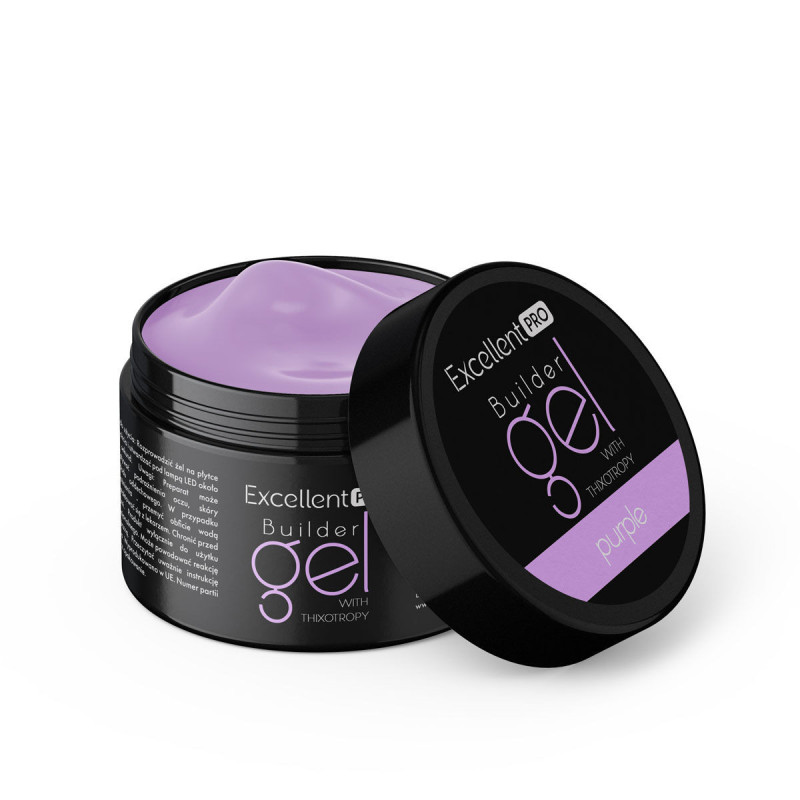 Excellent PRO - Builder gel with thixotropy purple 50g - 1