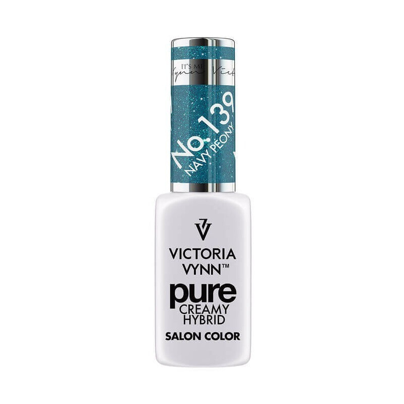 VICTORIA VYNN - Pure Creamy Hybrid 139 Navy Peony, 8ml - 1 VICTORIA VYNN - Pure Creamy Hybrid 139 Navy Peony, 8ml - 1