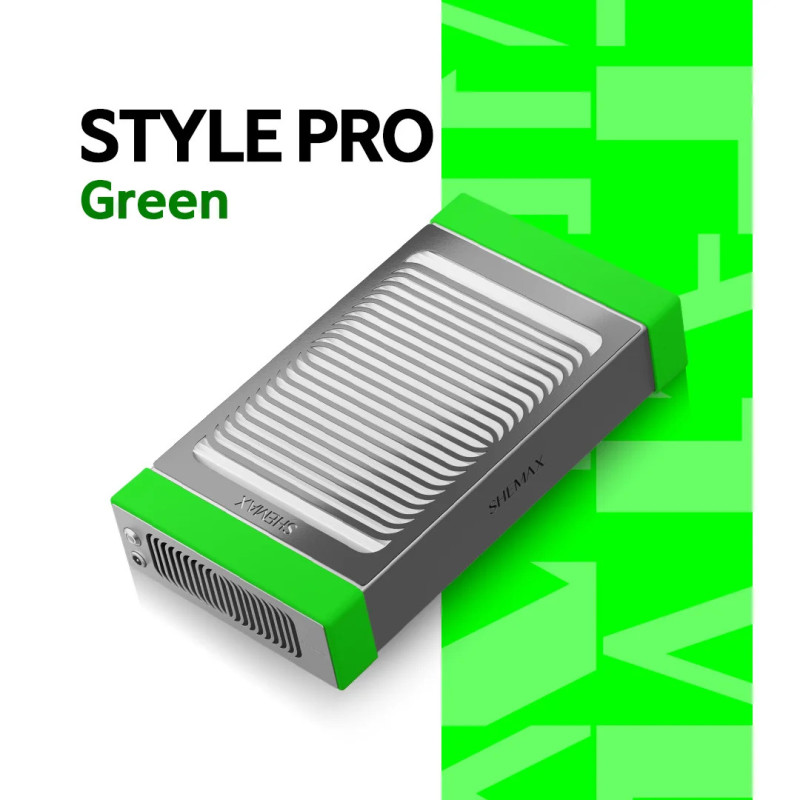 SheMax Style PRO – Neon Green - Pochłaniacz Pyłu - 1 SheMax Style PRO – Neon Green - Pochłaniacz Pyłu - 1