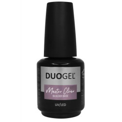 DuoGel - Baza hybrydowa Builder Base Master Clear, 15ml - 1