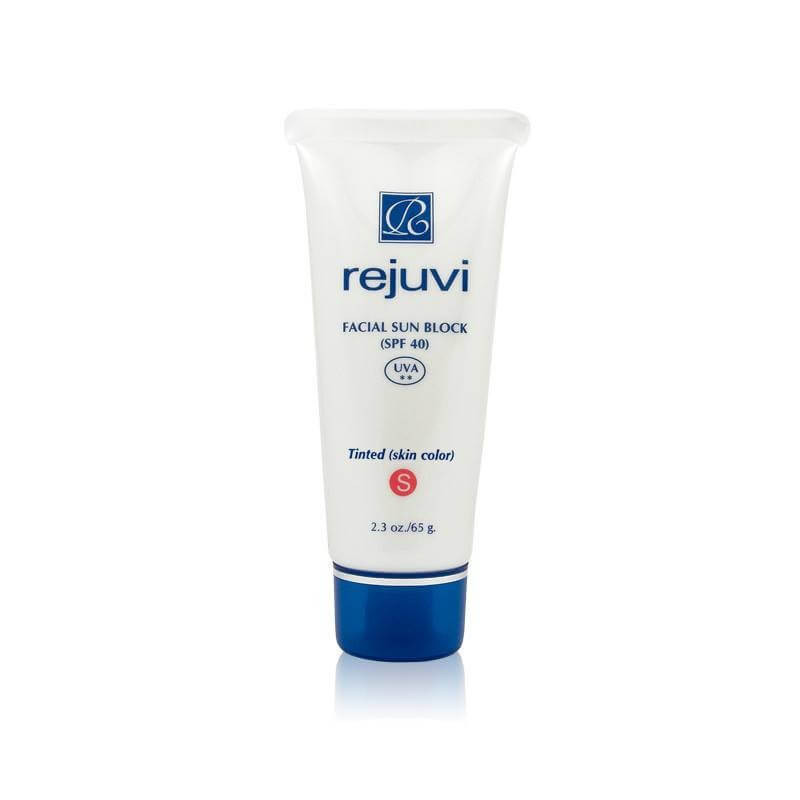 REJUVI S  Facial Sun Block SPF 40 Tinted  Blok Przeciwsłoneczny w kolorze skóry 65g - 1