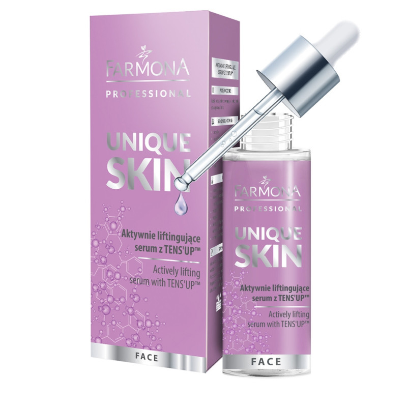 Farmona - UNIQUE SKIN - Serum efektywnie liftingujące z TENS'UP, 30ml - 1