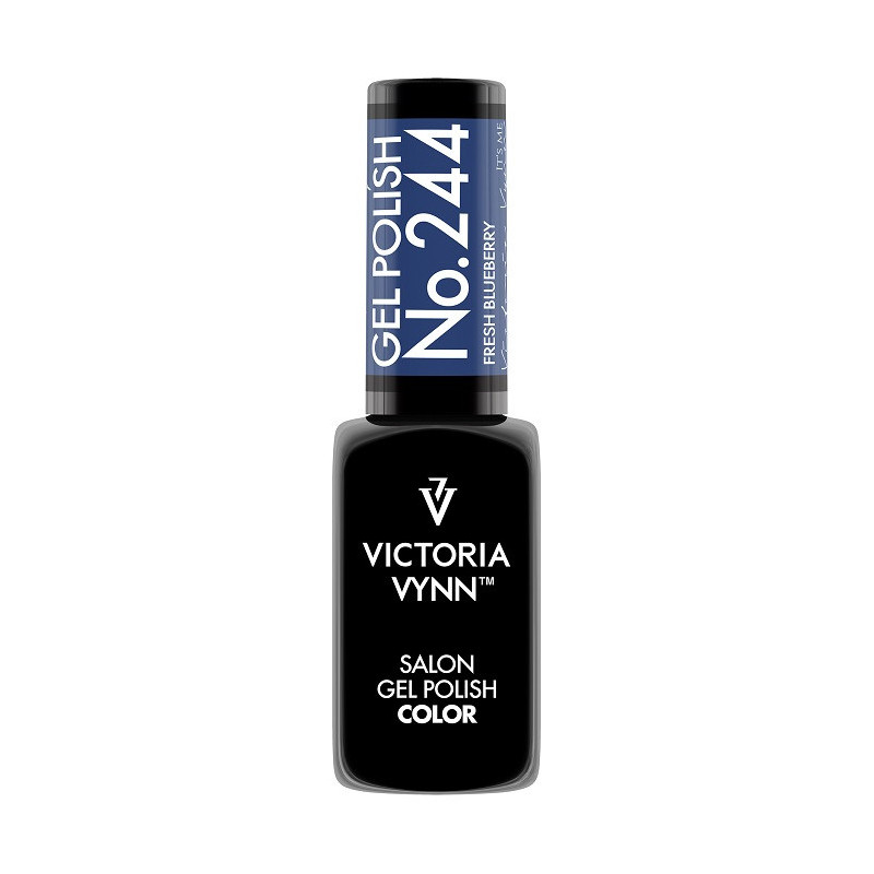 VICTORIA VYNN gel polish color 244 FRESH BLUEBERRY 8ml - 1