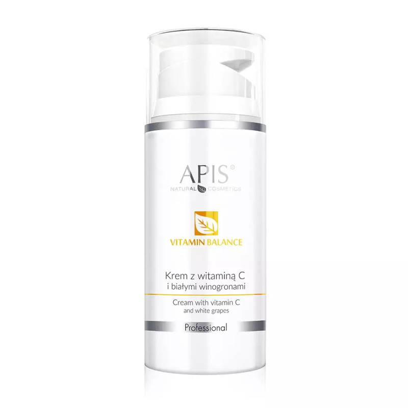 Apis - VITAMIN BALANCE - Krem z witaminą C i białymi winogronami, 100ml - 1