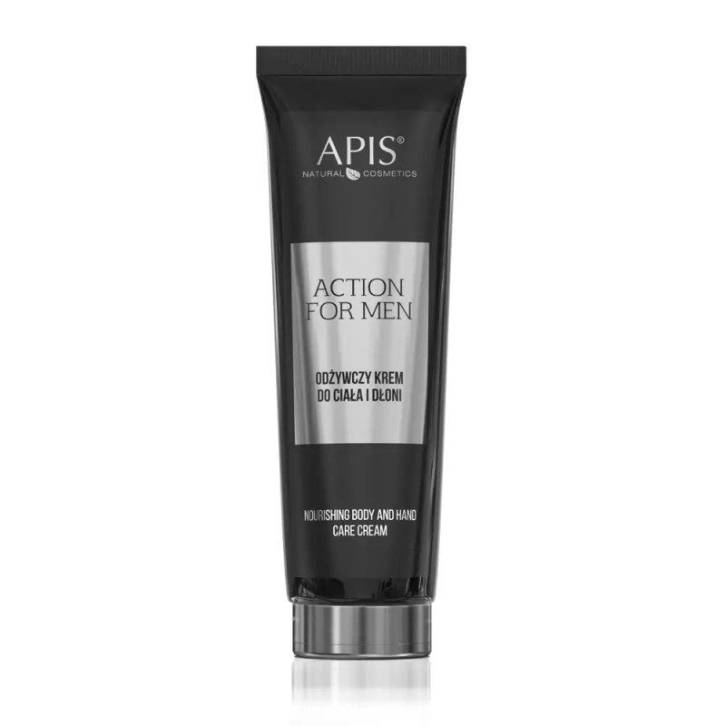 APIS Action For Men Odżywczy krem do ciała i dłoni 100ml - 1