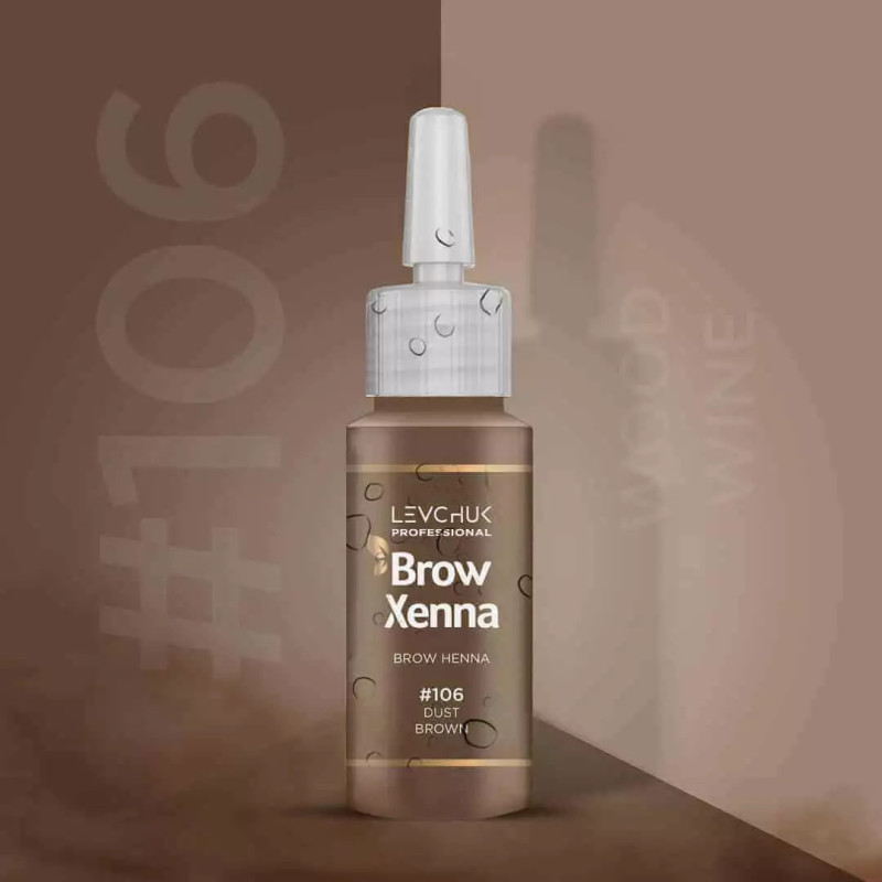 BrowXenna 106 Dust Brown Henna pudrowa 10ml