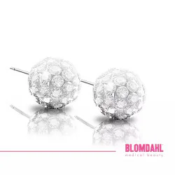 BLOMDAHL Kolczyk 1szt. Crystal Ball White 8 mm SFJ - 1