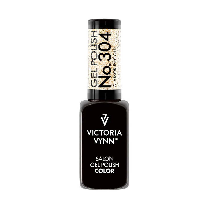 VICTORIA VYNN gel polish color 304 8ml Glamor in Gold - 1