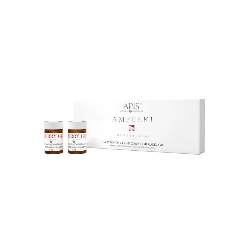 Apis - RASPBERRY GLOW - Aktywator z liofilizowanymi malinami, 5x5ml - 1