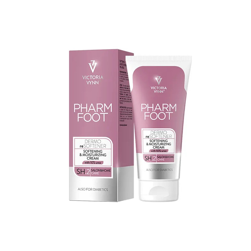 VICTORIA VYNN PHARM FOOT DERMO reSOFTENER 75 ml KREM ZMIĘKCZAJĄCY I NAWILŻAJĄCY 10% mocznika - 1