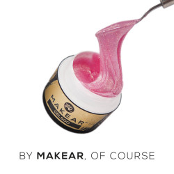 Makear -  GG24 Glitter Lila Rose - Gel&Go 50ml