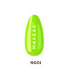 Makear - Lakier hybrydowy  NG01 Neon Glitter 8ml