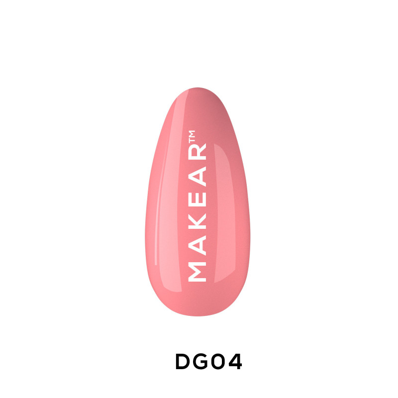 Makear - DG04 Beach Peach Lakier hybrydowy, 8ml - 1
