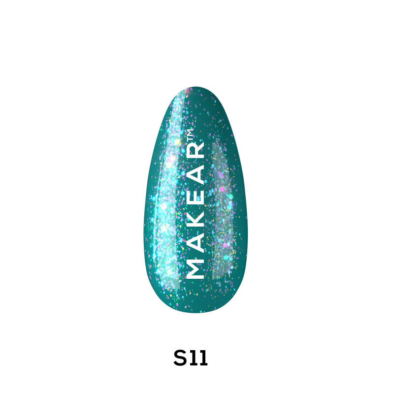 Makear - S11 Lakier hybrydowy, 8ml - 1 Makear - S11 Lakier hybrydowy, 8ml - 1