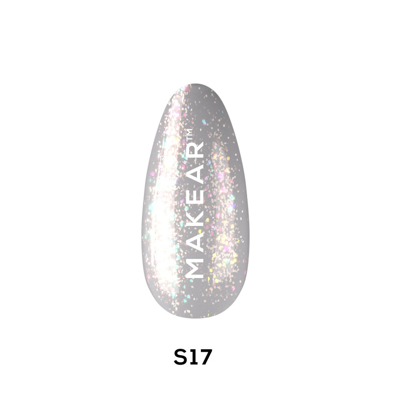 Makear - Lakier hybrydowy  S17 Diamond, 8ml