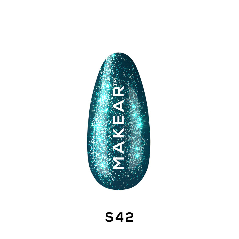 Makear - Lakier hybrydowy S42 Tell Me , 8ml