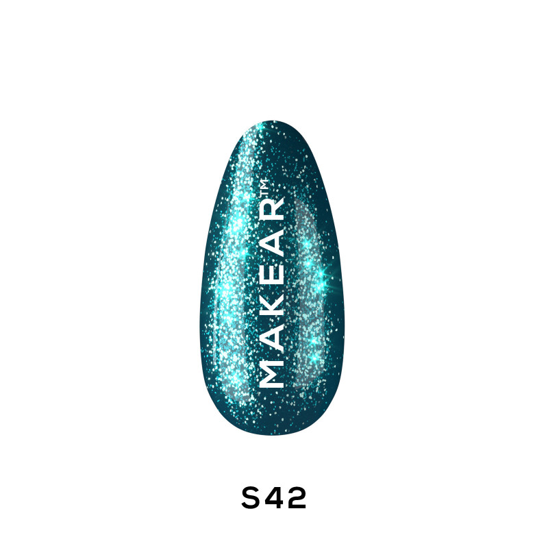 Makear - S42 Tell Me Lakier hybrydowy, 8ml - 1 Makear - S42 Tell Me Lakier hybrydowy, 8ml - 1