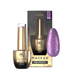 Makear - Lakier hybrydowy S46 Violetino, 8ml