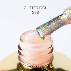 Makear - S52 Glitter Idol Lakier hybrydowy, 8ml - 3