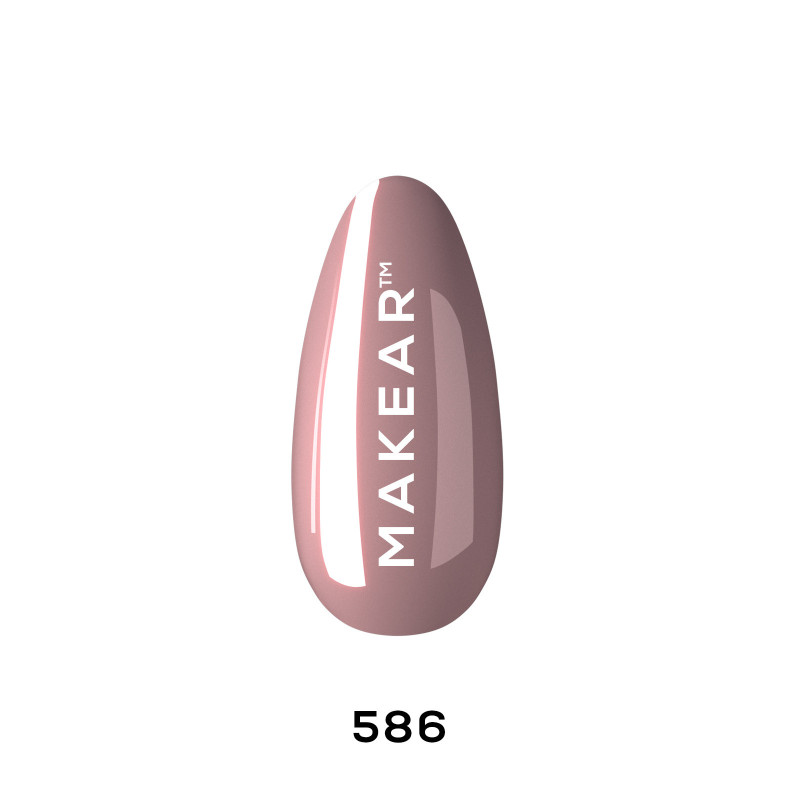 Makear - Lakier hybrydowy 586, 8ml