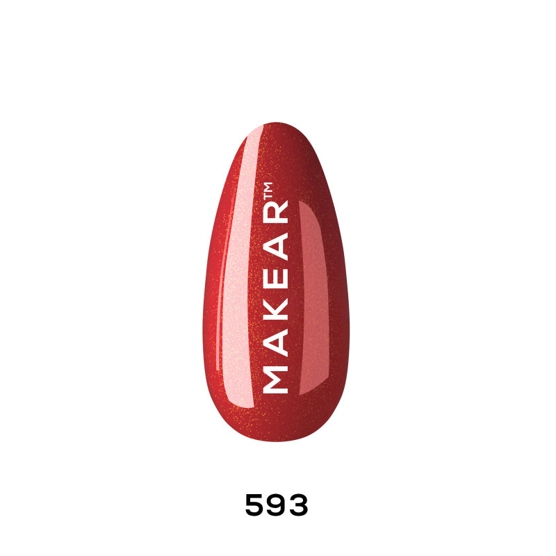 Makear - Lakier hybrydowy 593, 8ml