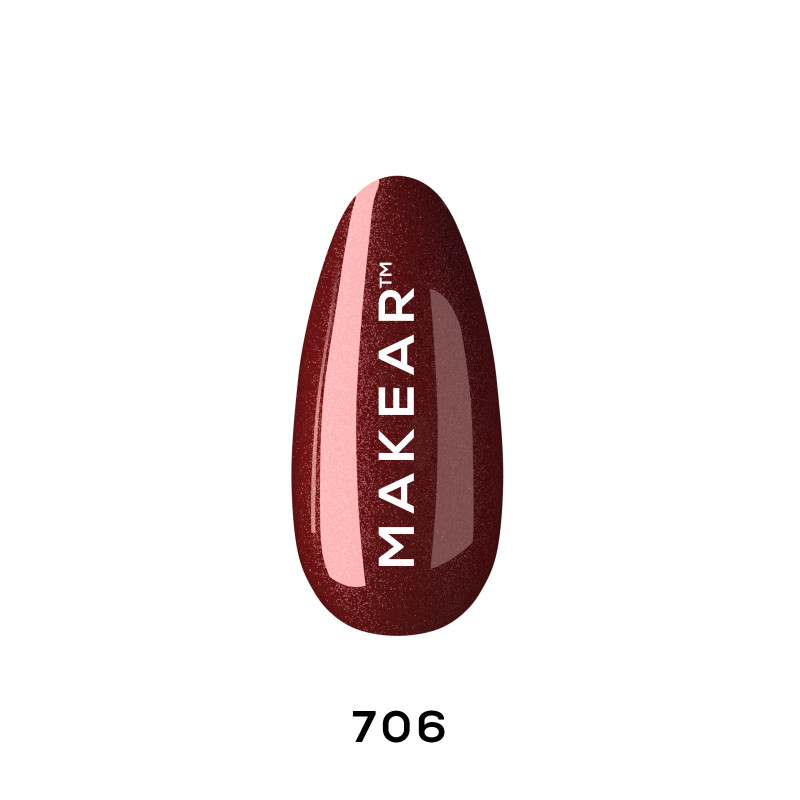 Makear - Lakier hybrydowy 706 , 8ml