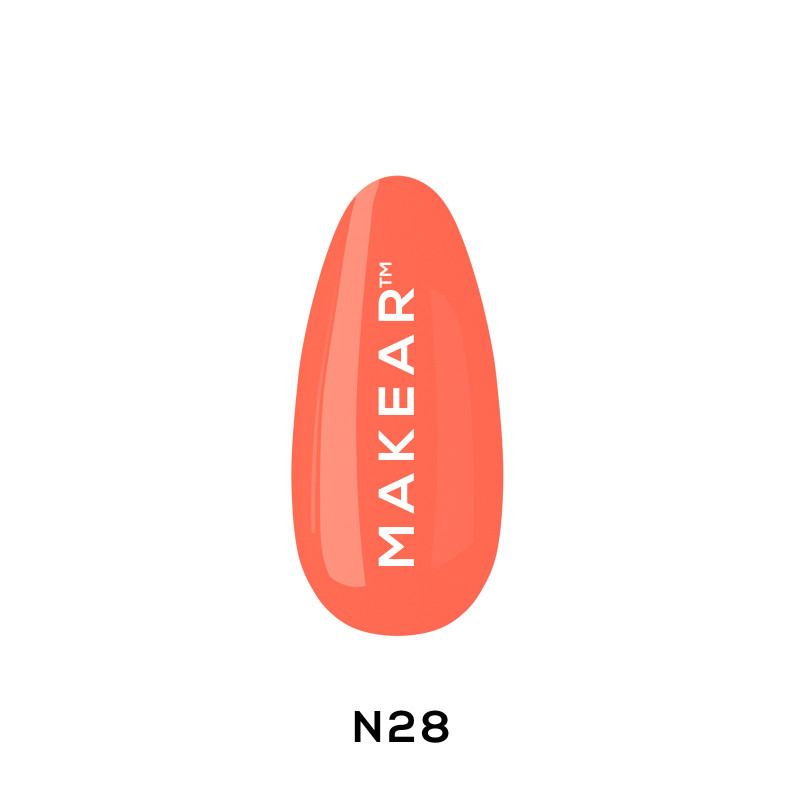 Makear - Lakier hybrydowy N28 Neon 8ml
