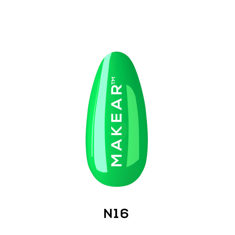 Makear - Lakier hybrydowy N16 Neon 8ml