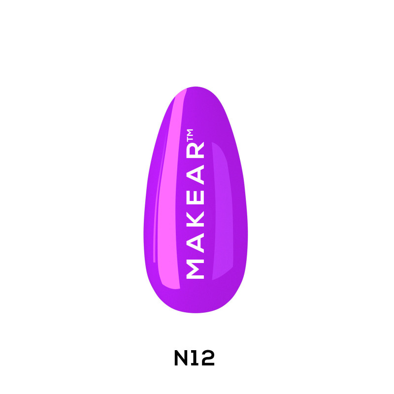 Makear - Lakier hybrydowy N12 Neon 8ml