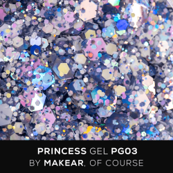 Makear - PG03 Princess Gel - Blue 5ml