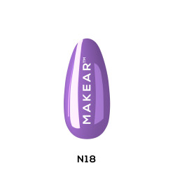 Makear - N18 Lakier hybrydowy, 8ml - 1