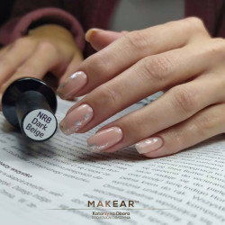 Makear - Nude Rubber Base Dark Beige 8ml