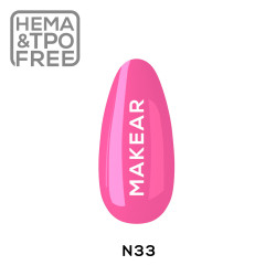 Makear - Lakier hybrydowy Summer Neons N33 Neon 8ml - 1