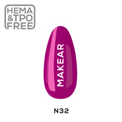 Makear - Lakier hybrydowy Summer Neons N32 Neon 8ml - 1