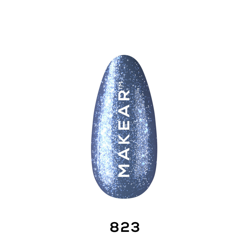 Makear - Lakier hybrydowy 823 PGlitter 8ml